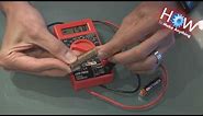 How to Use a Multimeter as Battery Tester