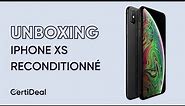 Unboxing iPhone XS reconditionné par CertiDeal
