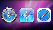 Apple Safari Icon Evolution (iOS + macOS)