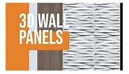 Dundee Deco 3D Wall Panels - Geometric Diamond Paintable Brilliant Silver PVC Wall Paneling for Interior Wall Decor, Pack of 10, Covers 26.9 sq. ft.
