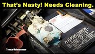 How to clean battery terminals