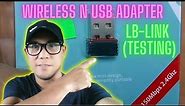 Wireless N USB Adapter Model: BL-WN151 (Unboxing and Testing)