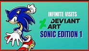 Infinite Visits DeviantArt Sonic Edition 1 (2024)