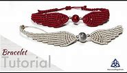Angel Wings | Macrame Bracelet Tutorial | Harry Potter Snitch