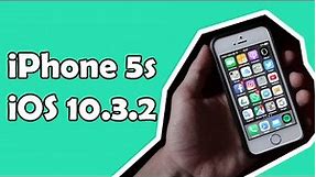 iPhone 5s iOS 10.3.2 [PT-BR]