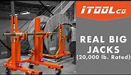 Jack Stands for Big Reel -- iTOOLco's Real Big Jacks