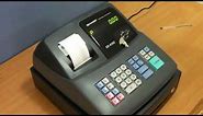 How To Set Up Customer Till Receipt Printing Sharp XE-A106 / XEA106 / XEA 106 Cash Register