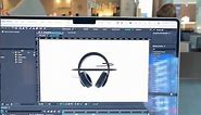 Headphones logo animation
