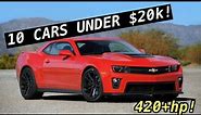The 10 BEST Sports Cars Under $20k! (1k-25k Part 2)