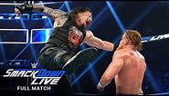 FULL MATCH - Roman Reigns vs. Murphy: SmackDown LIVE, August 13, 2019