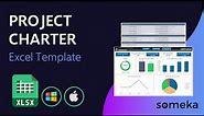Project Charter Template | Excel Project Charter | Project Tracker