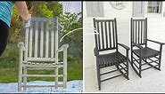 The Easiest way to Paint Rocking Chairs
