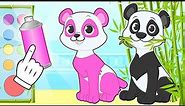 BABY PETS 🐼 Kira and Max dress up as a Panda Bears