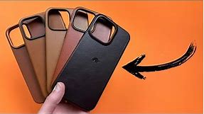 Top 5 Leather Cases for iPhone 15 Pro Max!