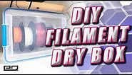 How to Build An Inexpensive 3D Printer Filament Dry Box (Files Included!)
