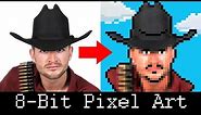 Photoshop: How to Create a Retro, 8-Bit Pixel Portrait from a Photo