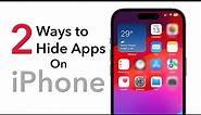 How to Hide Apps on iPhone?