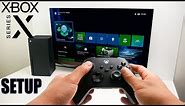 Xbox Series X Initial Setup Dashboard and Gameplay