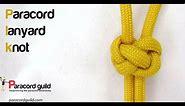 How to tie a lanyard knot