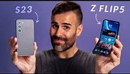 Samsung Galaxy Z Flip5 vs Galaxy S23 - Why Pay More!?
