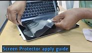Laptop screen protector | how to install laptop screen guard?