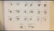 Drawing Anime Boy Eyes [10 Ways]