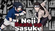 Neji Hyuga vs Sasuke Uchiha | Chunin Exams