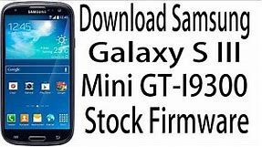 Download Samsung Galaxy S III GT-I9300 Stock Rom ! Official Firmware Update