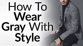 4 Tips On Wearing Gray With Style | Grey In Interchangeable Wardrobe | Matching Gray Clothes