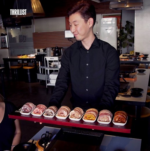1.3M views · 3.4K reactions | This Korean BBQ joint offers 8 flavors pork belly. | Thrillist | Facebook