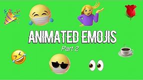 Animated Emojis Green Screen |Part 2|