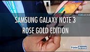 Samsung Galaxy Note 3 Rose Gold Edition
