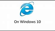 How to Run Internet Explorer 6 on Modern Versions of Windows
