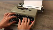 1950 Olivetti Lettera 22 Typewriter