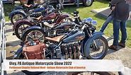 Antique Motorcycle Show - Oley, PA 2022 - Anitque Motorcycle Club of America