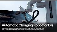 Newly Developed Automatic Charging Robot (ACR) For Electric Vehicles l Hyundai Motor Group
