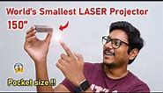 World's Smallest LASER Projector... Cinema in Your Pocket 🤯🔥