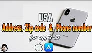 Apple ID Create | Guideline on USA Address, ZIP Code and Phone Number