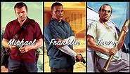 Grand Theft Auto V: Michael. Franklin. Trevor.