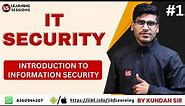 IT SECURITY | INTRODUCTION TO INFORMATION SECURITY | IIBF CERTIFICATION 2023