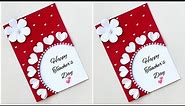 Teacher's day Greeting Card/Easy and Beautiful Teacher's day greeting Card