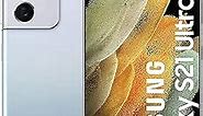 SAMSUNG Galaxy S21 Ultra 5G Factory Unlocked Android Cell Phone 128GB US Version Smartphone Pro-Grade Camera 8K Video 108MP High Res, Phantom Silver