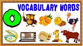 Vocabulary Words For Kids | Words From Letter O | Words That Start with O