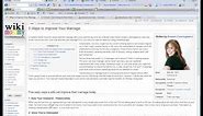 How to Create a Wiki Article Part 3 - Creating Table of Contents and Infobox