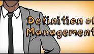 Definition of Management