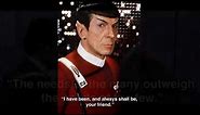 10 Spock/Star Trek Inspirational Quotes