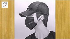 How to draw a boy with mask sketch💖💋 | Attitude Boy Drawing | Drawing Course | The Crazy Sketcher