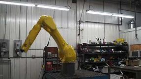 SCC Machinery, Inc's Fanuc M-20iB/25 w/ R-30iB Plus Robot Test Video F# 206081