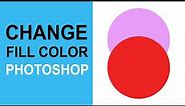 Photoshop Fill Color Tutorial | How To Change
