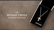 Men's Gold Mosaic Pendant Necklace | Men's Jewelry Unboxing | JAXXON